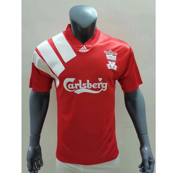 1992-93 Liverpool Retro Home Kit Soccer Jersey